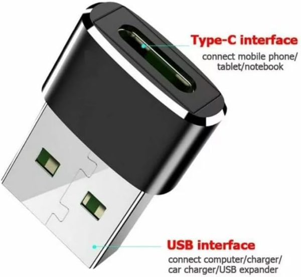 Basesailor USB to USB C Adapter 2Pack,USBC Female to A Male OTG Charger Type C Converter for Apple Watch Ultra iWatch 7 8 9,iPhone 15 14 13 Plus Pro Max,AirPods 3,iPad Air,Car,Samsung Galaxy S24 23,16 - Image 8